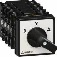 Ganz KK0-20-6009 Terhelés csillag-delta kapcsoló 3-pólus 20A előlapra