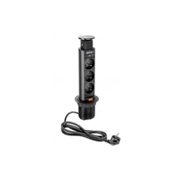 GTV AE-BPW3U60-20 Kihúzható asztali konnektor fi 60