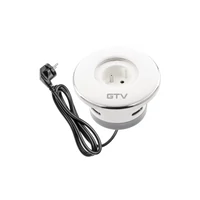 GTV AE-GM1FSHU-10 Redőny süllyesztett bútorfoglalat, 1 francia foglalat, 1,5 m, fehér