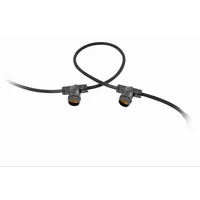 GTV AE-GR610-10 Kerti füzér 7,5m,AC220-240V,50-60Hz,10xE27,2x1,5mm