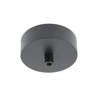 GTV AE-MA8025-00 Alumínium burkolat rögös csatlakozóval és kábellel mennyezeti lámpatestekhez, 80x25mm, fekete