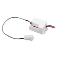 GTV CR-CR7000-00 Mozgásérzékelő CR-7, max 800W, AC220-240V, 50/60Hz, szög 360°, hatótáv 6m ± 1,8-2,5m, IP20, LED-del működik, felületre szerelt, fehér ház