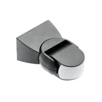 GTV CR-CR9000-10 Mozgásérzékelő CR-9, max 1200W, AC220-240V, 50/60Hz, szög 180°, tartomány 2-8m ± 1,8-2,5m, IP65, LED-del működik, felületre szerelt, fekete ház