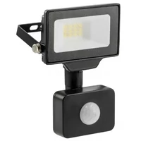 GTV GT-GCR10W-40 G-TECH LED-es reflektor mozgásérzékelővel, 10W, 1000lm, AC220-240V, 50/60 Hz, PF>0,9, RA>80, IP65, 120°, 4000K, fekete