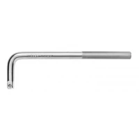 HÖGERT HT1A792 1/2"-es foglalatú L-alakú hosszabbító fogantyús kulcs, 254 mm hosszú, CrV