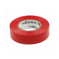 HÖGERT HT1P282 Szigetelőszalag 0,13 mm x 19 mm x 20 m, piros