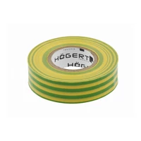 HÖGERT HT1P286 Szigetelőszalag PVC, sárga-zöld