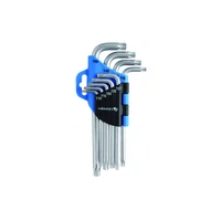 HÖGERT HT1W814 9 részes Torx kulcskészlet, CrV acél