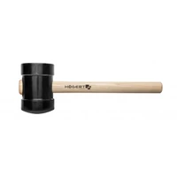 HÖGERT HT3B045 Fából készült markolat gumikalapács, 800 g
