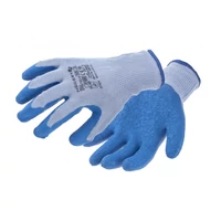 HÖGERT HT5K752-11 DILL latex bevonatú védőkesztyű szürke/kék 11