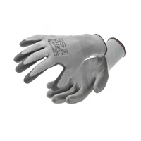 HÖGERT HT5K758-10 HUNTE poliuretánnal bevont védőkesztyű c.szürke/fekete 9