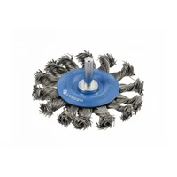 HÖGERT HT7D716 Tárcsakefe 75 mm-es csappal, 0,5 mm-es acélhuzal