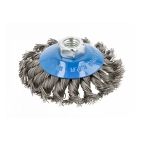 HÖGERT HT7D724 Tárcsakefe 100 mm, M14, acélhuzal 0,3 mm