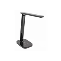 GTV LB-GAL8W-10-DEC Gale asztali lámpa, 8 W, 550 lm, AC220-240 V, 5-CCT, 10 fokozatú fényerőszabályozás, PF>0,5 RA>80, fekete