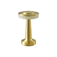 GTV LB-MON3W-40-DEC Monum asztali lámpa, 3W, 200lm, DC 5V, 1A,3000 K, 3st. Tompítás, akkumulátor 1800 mAh, arany