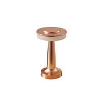 GTV LB-MON3W-41-DEC Monum asztali lámpa, 3W, 200lm, DC 5V, 1A,3000 K, 3 st. Tompítás, akkumulátor 1800 mAh, réz