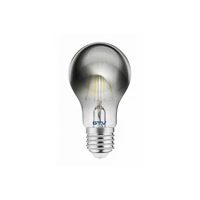 GTV LD-A60FP8-18 Dekoratív LED fényforrás, FILAMENT, szürke, A60, 1800K, E27, 8,0W, 400lm, AC220-240V, 360°