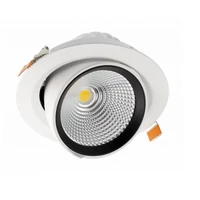 GTV LD-ALT20W-NB LED lámpatest ALTA COB,20W,2000lm,AC220-240V,50/60Hz,60°,IP20,4000K,süllyesztett,állítható