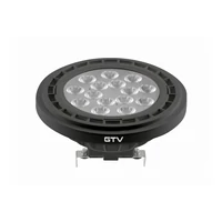 GTV LD-AR111NW13W40-10 LED FÉNYFORRÁS, A-G, AR111, 4000K, G53, 12,5W, DC12V, 40°, 1250lm, fekete