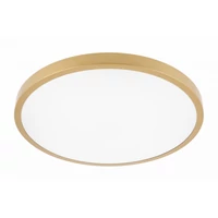 GTV LD-ATOL32W-WW-40 Mennyezeti lámpa ATOL LED, Ø400mm, 3000K, 32W, 2560lm, AC220-240V, 50/60 Hz, PF>0,9, IP54, arany, 3y