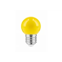 GTV LD-B45C01W-YW LED izzó, B45C, SÁRGA, E27, 1,0W, AC220-240V, 270°, 50lm