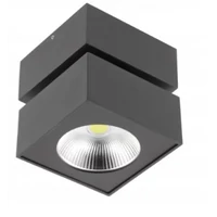 GTV LD-BNC15WKC-NB Lámpa LED BIANCO, 15W, 1500lm, AC220-240V, 50/60 Hz, PF> 0.5, Ra≥80, IP20, IK06.36 °, 4000K, négyzet, fekete