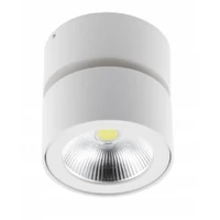 GTV LD-BNC15WOB-NB Lámpa LED BIANCO, 15W, 1500lm, AC220-240V, 50/60 Hz, PF> 0.5, Ra≥80, IP20, IK06.36 °, 4000K, kerek, fehér