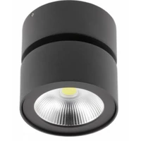 GTV LD-BNC15WOC-NB Lámpa LED BIANCO, 15W, 1500lm, AC220-240V, 50/60 Hz, PF> 0.5, Ra≥80, IP20, IK06.36 °, 4000K, kerek, fekete