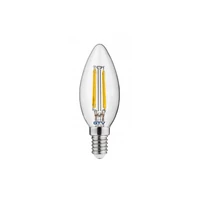 GTV LD-C35FL4-40 LED lámpa, FILAMENT, C35, 4000K, E14, 4W, 440Im, AC220-240V/ 50-60Hz, RA>80, 360°