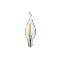 GTV LD-C35FL4-40L LED lámpa, FILAMENT, C35L, 4000K, E14, 4W, 440Im, AC220-240V/ 50-60Hz, RA>80, 360°