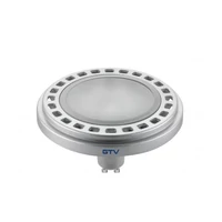 GTV LD-ES11175-30 LED fényforrás, AR111/ES111, 12W, GU10, 850 lm, AC220-240V, 50-60Hz, 120°, 104mA, 3000K, szürke, m.w., 65mm