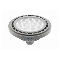 GTV LD-ES111NW13W40-15 LED FÉNYFORRÁS, A-G, AR111/ES111, 4000K, GU10, 12,5W, AC220-240V, 40°, 1250lm, 109mA, szürke