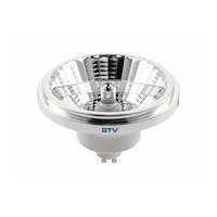 GTV LD-ES111WW11W25AG-01 LED FÉNYFORRÁS, A-G,AR111/ES111, 3000K, GU10, 11,0W, AC220-240V, 25°, 850lm, 96mA, króm