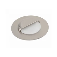 GTV LD-ESOB084-51 LED-es lépcsőházi lámpatest,ESCADA OB,DC12V,kerek,matt burkolat,0,8W,70lm,4000K,inox,kábel 150cm