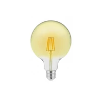 GTV LD-G125FEV4-30 LED FÉNYFORRÁS, FILAMENT VINTAGE, A-G, G125, 3000K, E27, 4,0W, AC220-240V, 360°, 300lm, 44mA