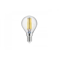 GTV LD-G45FLE4-30 LED FÉNYFORRÁS, FILAMENT, A-G, G45, 3000K, E14, 4,0W, AC220-240V, 360°, 420lm, 44mA