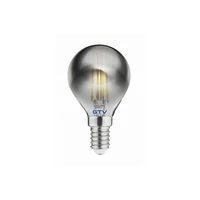GTV LD-G45FP4-30 Dekoratív LED lámpa, FILAMENT, G45, 2700K, E14, 4W, 240lm, AC220-240V/ 50-60Hz, RA>80.360°