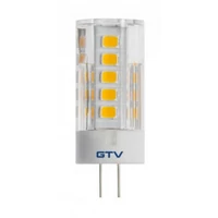 GTV LD-G4P35W-30 LED izzó 3,5W, G4, SMD 2835, meleg fehér, sugárzási szög 360°, DC12V 320lm, 3000K