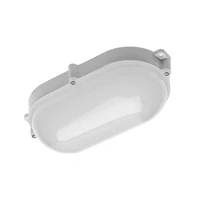 GTV LD-KALU10OW-40 LED válaszfal lámpatest LUXIA 10W OVAL, 700lm, IP65, AC220-240V, 50/60Hz, sugárzási szög 220°, semleges fehér, fehér ház