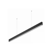 GTV LD-LIV40WNB-00 LED függesztett lámpatest LIVIA,40W,3600lm,AC220-240V,50-60Hz,100°,RA>80,IP20,AL/PC,4000K,120cm,fekete
