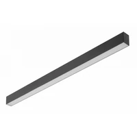 GTV LD-LUN40WNB-00-A LED lineáris lámpatest LUNA-A,40W,3200lm,AC220-240V,50-60Hz,100°,RA>80,PF>0,9,AL/PC,4000K,120cm,fekete