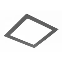 GTV LD-MAW19W-CBP-10 MATIS PLUS LED lámpatest, mélysugárzó, 19W, fekete, 3000K, 1520lm, AC220-240V, hornyos, IP20, 120°