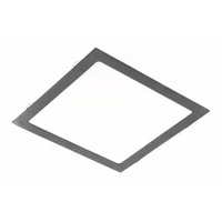 GTV LD-MAW24W-CBP-10 MATIS PLUS LED lámpatest, mélysugárzó, 24W, fekete, 3000K, 2000lm, AC220-240V, hornyos, IP20, 120°