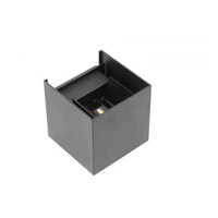 GTV LD-MISS7WKC-NB MISSOURI-K LED lámpa, 7W, 540lm, AC220-240V, 50/60 Hz, PF>0.5, Ra≥80, IP54, IK08, 4000K, négyzet, fekete