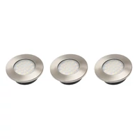 GTV LD-OBP27CB-53 Barri PLUS LED szett, 3x süllyesztett kerek lámpatest 27 LED 3528SMD, meleg fehér 230V, 1,5W