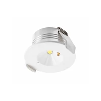 GTV LD-OMAH33-00 OMAHA-3 LED vészlámpa, 3W, 300lm, AC220-240V, 50-60Hz, IP20, 3h, 6400K, egycélú, TESZT GOMB