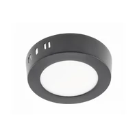 GTV LD-ORN07W-NBP-10 LED lámpatest ORIS PLUS, mélysugárzó, 7W, fekete, 4000K, 560lm, AC220-240V, felületre szerelhető, IP20, 120°