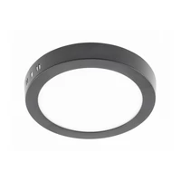 GTV LD-ORN19W-CBP-10 LED lámpatest ORIS PLUS, mélysugárzó, 19W, fekete, 3000K, 1520lm, AC220-240V, felületre szerelhető, IP20, 120°