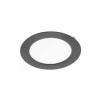 GTV LD-ORW07W-CBP-10 LED lámpatest ORIS PLUS, mélysugárzó, 7W, fekete, 3000K, 560lm, AC220-240V, süllyesztett, IP20, 120°