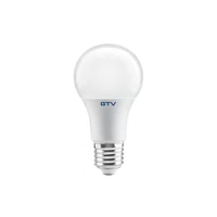 GTV LD-PC3A60-10W LED FÉNYFORRÁS, A60, SMD 2835, MELEG FEHÉR, E27, 10W, AC220-240 V, 220° FÉNYSZÖG, 840 lm,